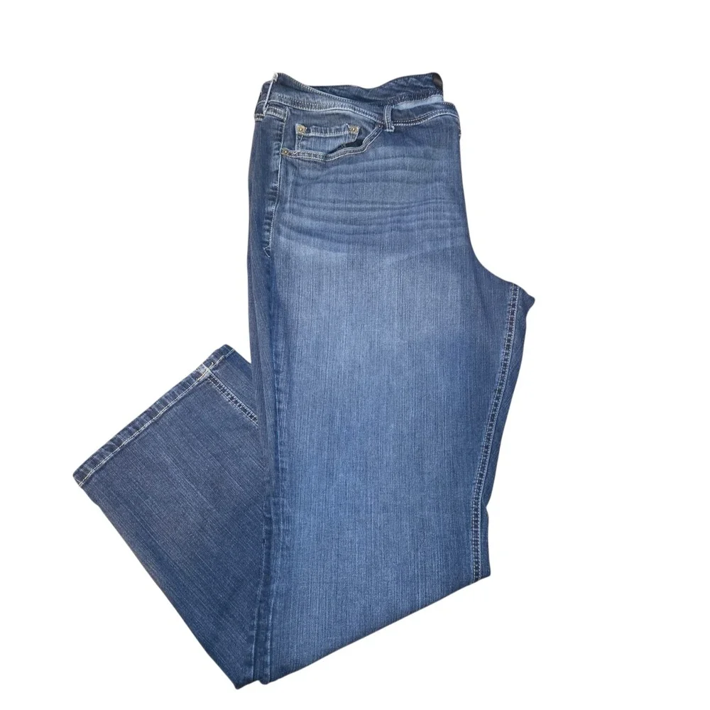 Torrid Barely Boot Jeans Womens 24R Blue Dark Wash Premium Stretch Denim